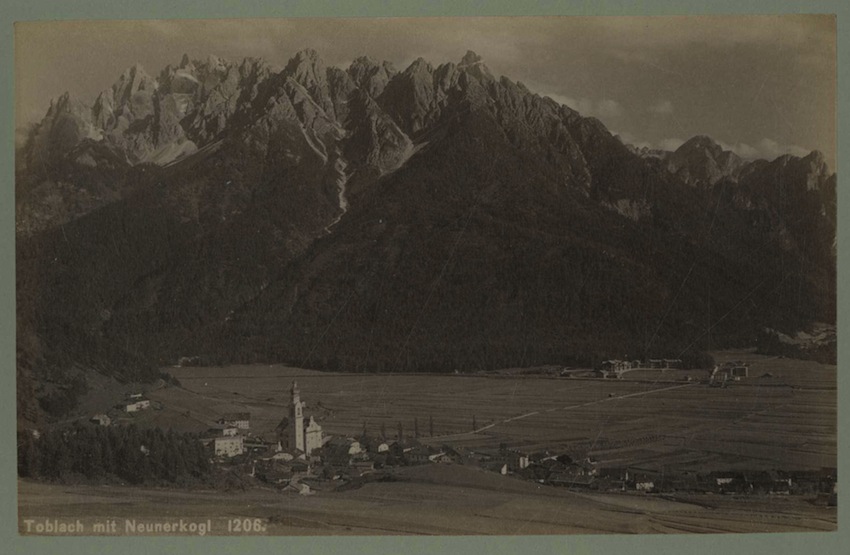 1206. Toblach mit Neunerkogl. (Dobbiaco).