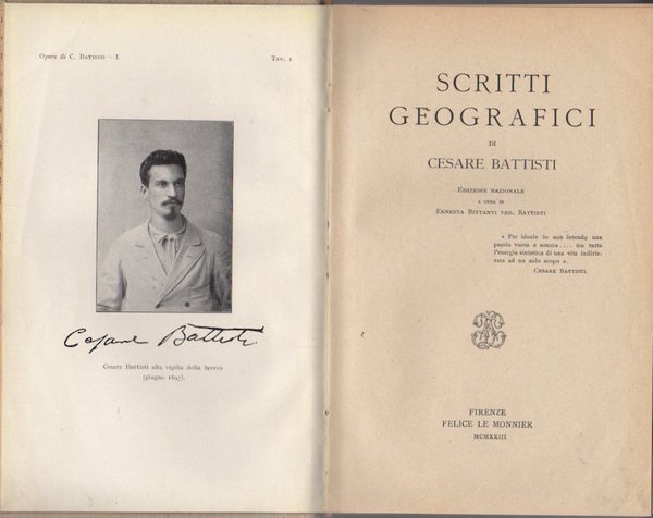 Scritti geografici.