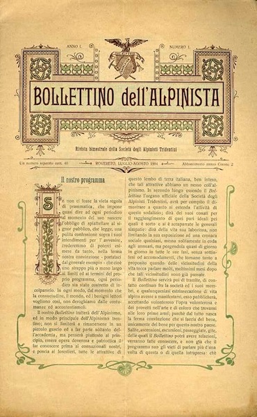 Bollettino dell'alpinista: rivista bimestrale della SocietÃ degli alpinisti tridentini.
