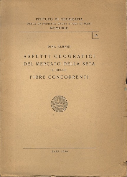 Aspetti geografici del mercato della seta e delle fibre concorrenti.