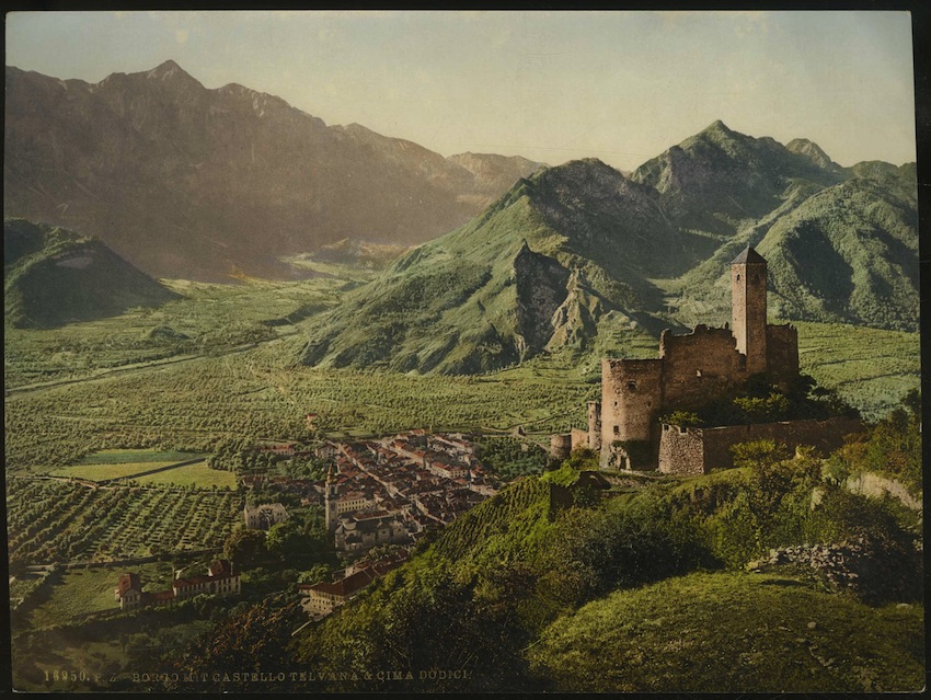 16950. P. Z. - Borgo mit Castello Telvana & Cima …