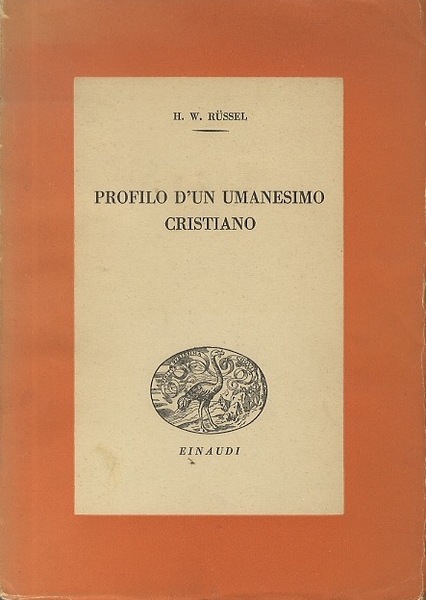 Profilo d'un umanesimo cristiano.