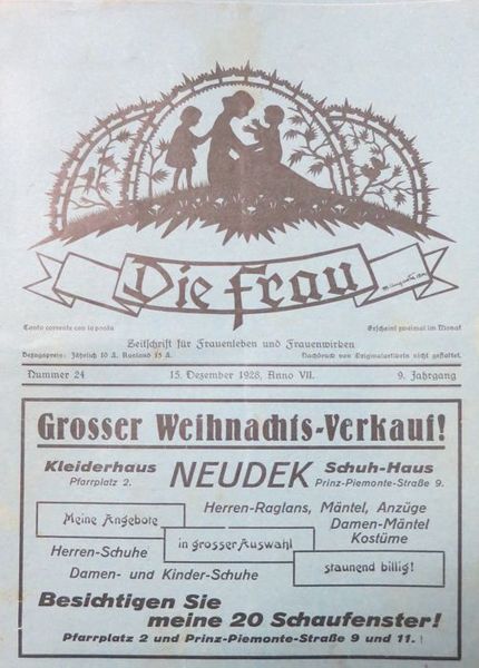 Die Frau: Zeitschrift fÃ¼r Frauenleben und Frauenwirken.