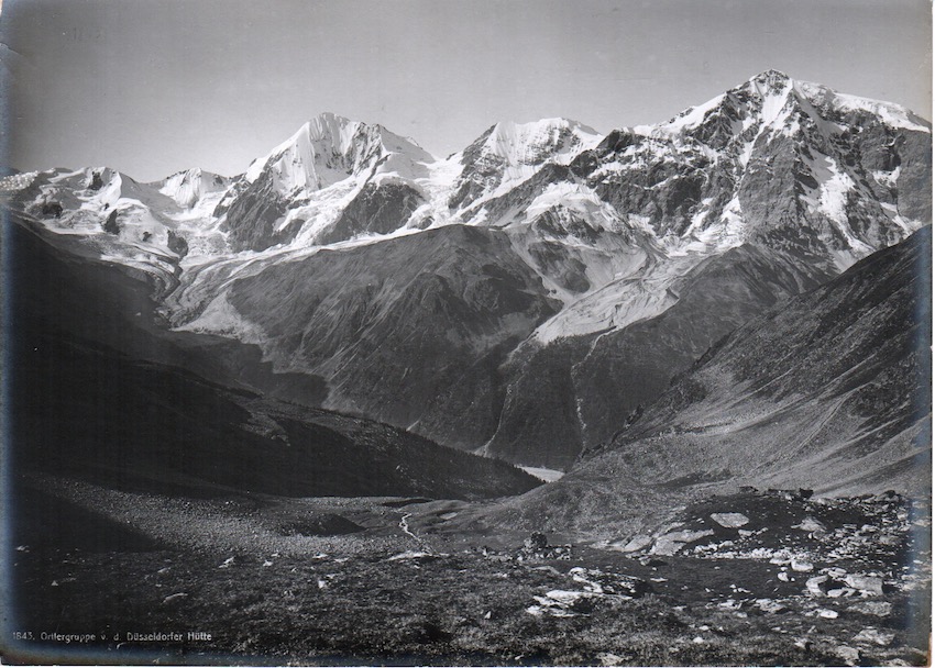 1843. Ortlergruppe v. d. DÃ¼sseldorfer HÃ¼tte.