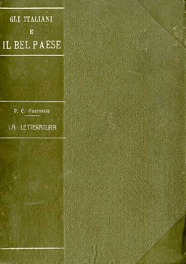 Gli Italiani e il Bel Paese: la letteratura.