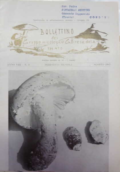 Bollettino del Gruppo micologico G. Bresadola.