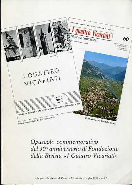 Opuscolo commemorativo del 30Â° anniversario di fondazione della rivista I …