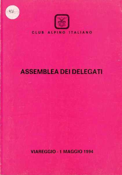 Club Alpino Italiano: Assemblea dei delegati.