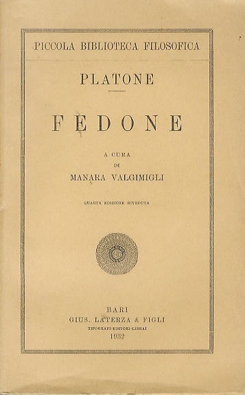 Platone: fedone.