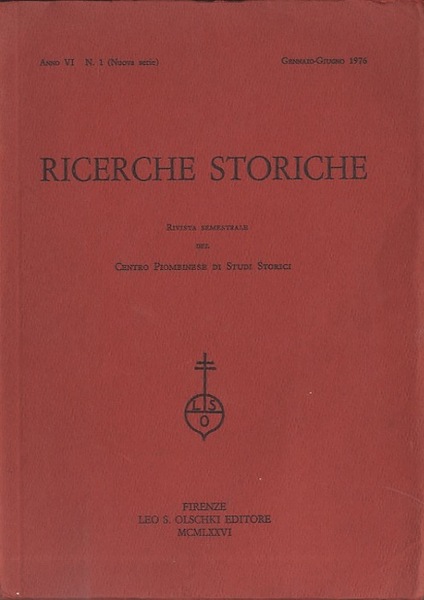 Ricerche storiche: rivista semestrale del centro piemontese di studi storici.