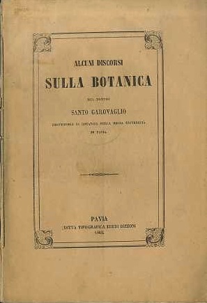 Alcuni discorsi sulla botanica.