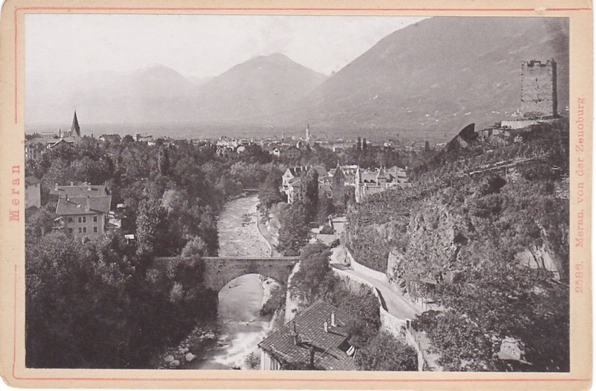 2586. Meran, von der Zenoburg.