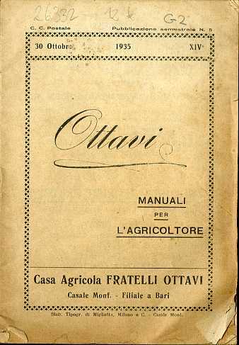 Ottavi: manuali per l'agricoltura.