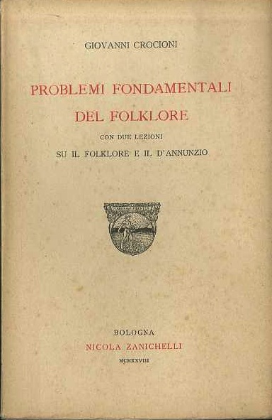 Problemi fondamentali del folklore.