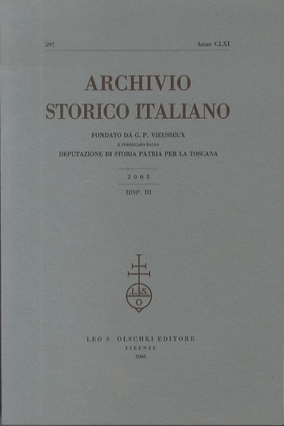 Achivio storico italiano.