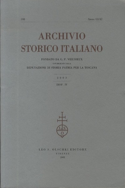 Achivio storico italiano.