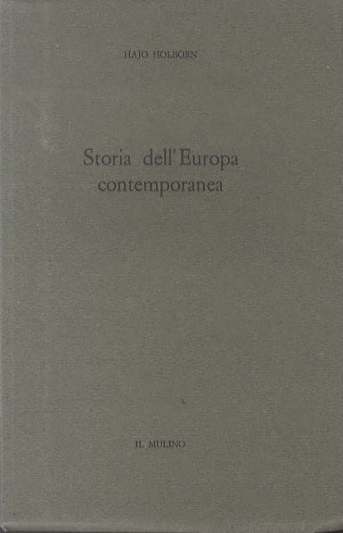 Storia dell'Europa contemporanea.