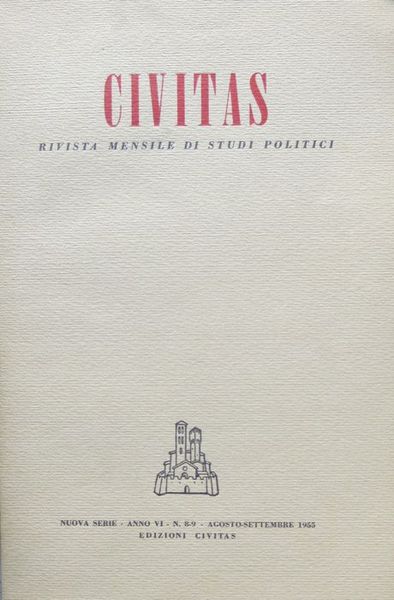 Civitas: rivista mensile di studi politici.