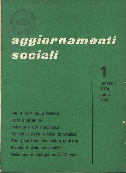 Aggiornamenti sociali.