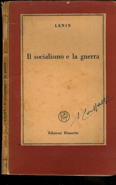 Il socialismo e la guerra.