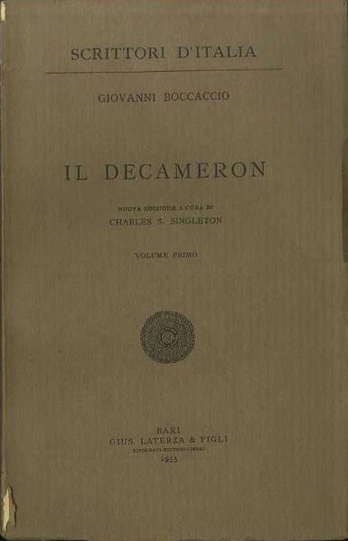 Il decameron.