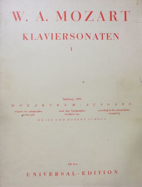 Klaviersonaten.