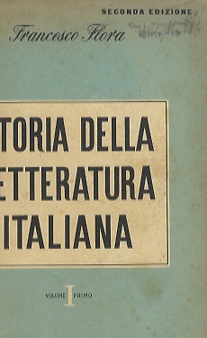 Storia della letteratura italiana.