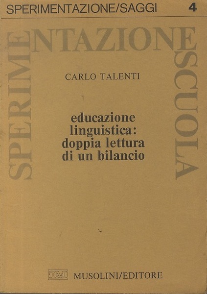 Educazione linguistica: doppia lettura di un bilancio.