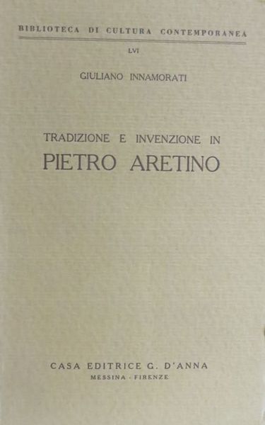 Pietro Aretino: studi e note critiche.