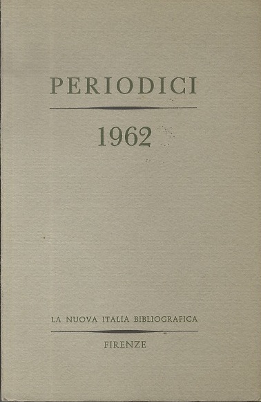 Periodici: 1962.