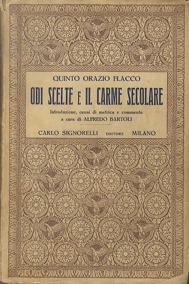 Odi scelte e il carme secolare.