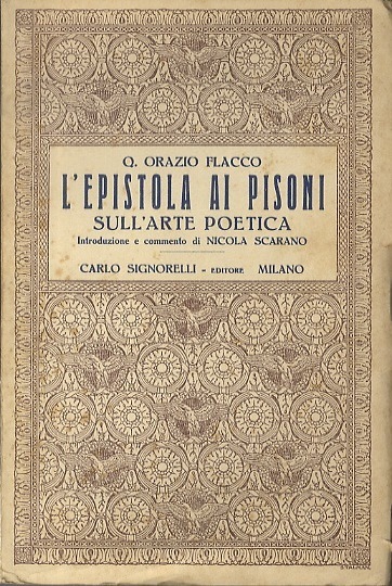 L'epistola ai Pisoni sull'arte poetica.