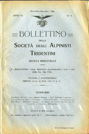 Bollettino della SocietÃ degli alpinisti tridentini: rivista bimestrale.