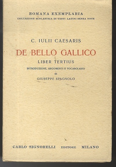 De bello Gallico: Liber tertius.