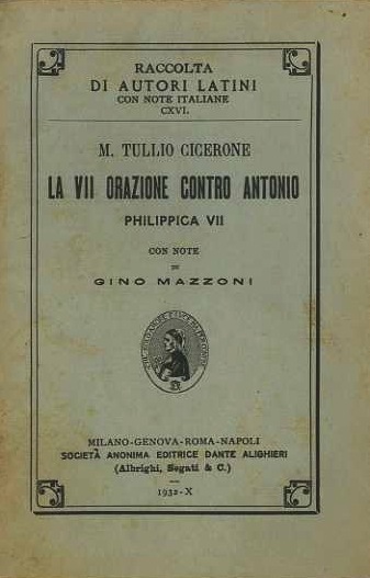 La VII orazione contro Antonio: Philippica VII.