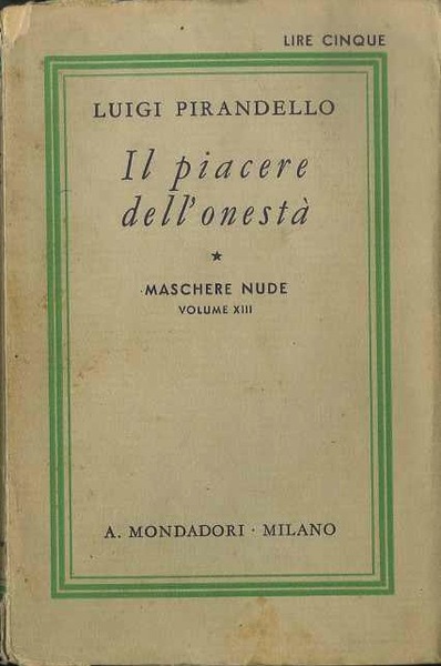 Il piacere dell'onestÃ .