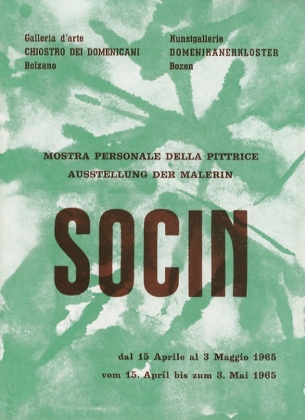 Mostra personale della pittrice Socin: dal 15 aprile al 3 …