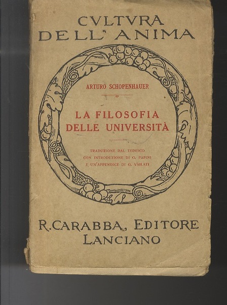 La filosofia delle universitÃ .