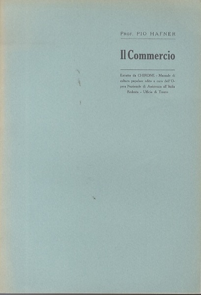 Il commercio.