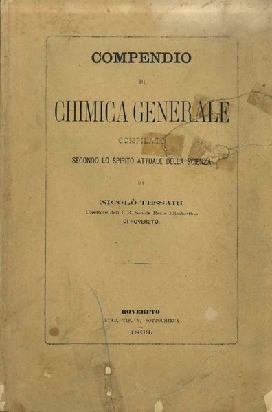 Compendio di chimica generale: compilato secondo lo spirito attuale della …