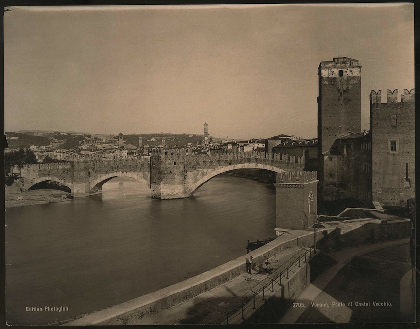 3705. Verona. Ponte di Castel Vecchio.