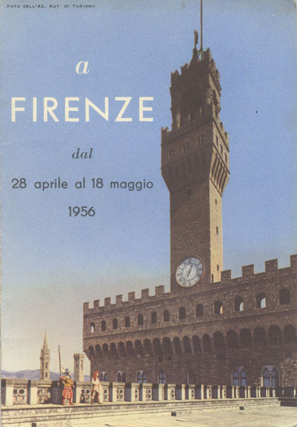 A Firenze dal 28 aprile al 18 maggio 1956.