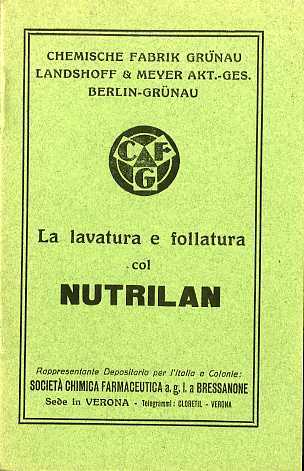 La lavatura e follatura con Nutrilan.