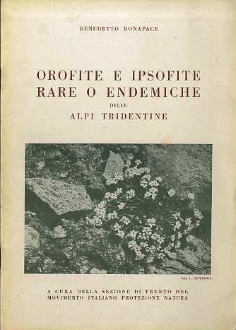 Orofite e ipsofite rare o endemiche delle alpi tridentine.