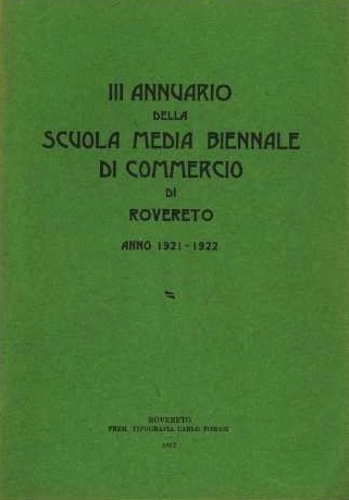 I, II, III, IV, V Annuario della Scuola di Commercio …