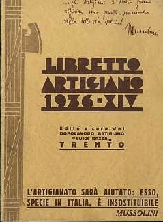 Libretto artigiano: 1936-XIV.