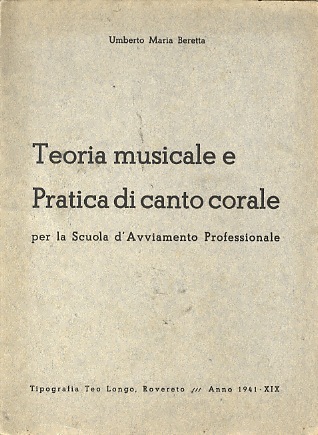 Teoria musicale e pratica di canto corale per la scuola …