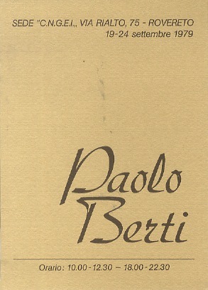 Paolo Berti.