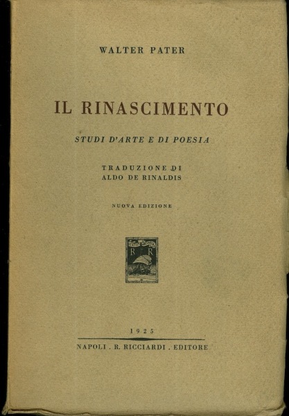 Il Rinascimento: studi d'arte e di poesia.