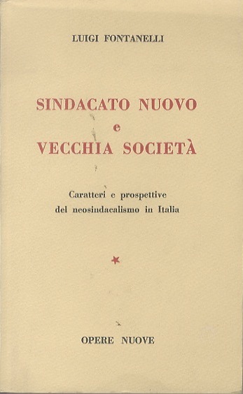 Sindacato nuovo e vecchia societÃ : caratteri e prospettive del …
